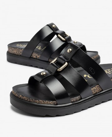 Sandalias de tiras con detalles Yokono Tunez 256-01