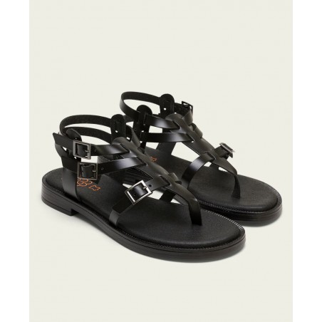 Sandalias negras de tiras Porronet Miley 3129-001