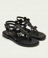 Black strappy sandals Porronet Miley 3129-001