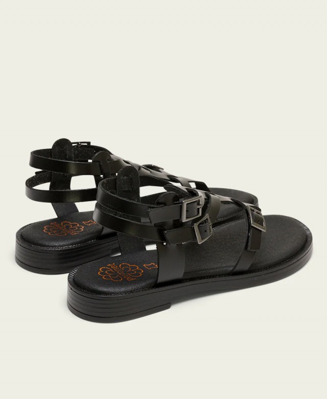 Sandalias negras de tiras Porronet Miley 3129-001