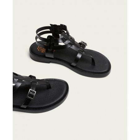 Sandalias negras de tiras Porronet Miley 3129-001