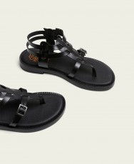 Black strappy sandals Porronet Miley 3129-001