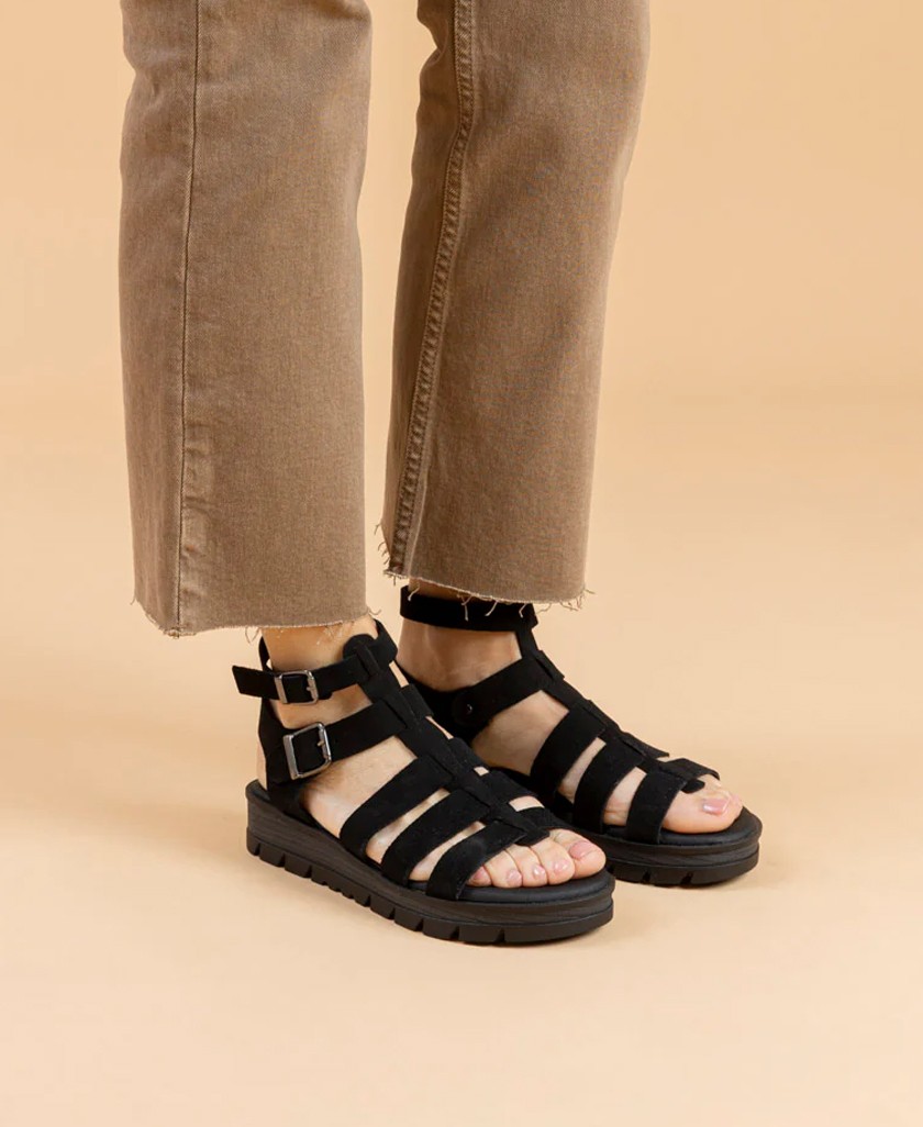 Sandalias de piel de serraje Porronet Thais 3143