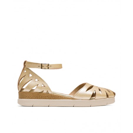 Porronet Carlota 3151 Gold Wedge Sandals