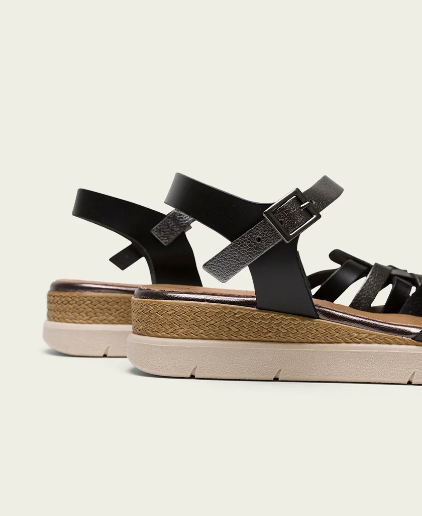 Sandalias color plomo Porronet Clotilde 3152