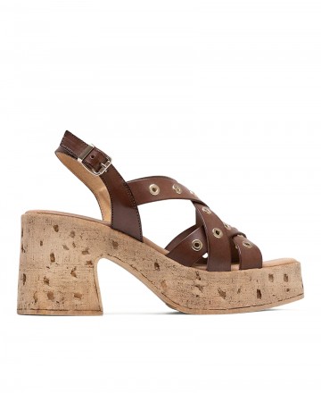 Brown High-Heel Shoe Porronet Zoe 3179 0018