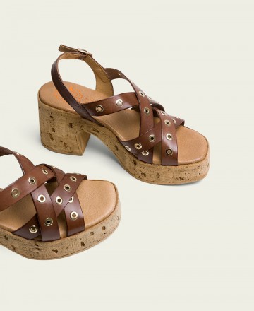 Brown High-Heel Shoe Porronet Zoe 3179 0018