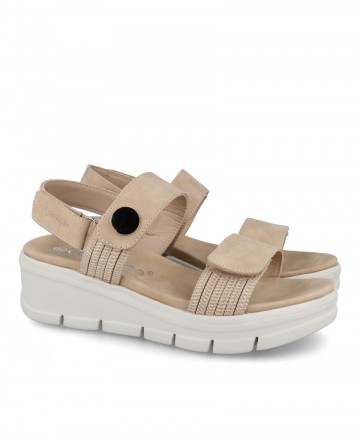Sandalias casual con cuña Amarpies ABZ23505