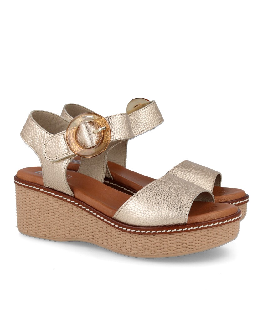 Dorking Nido D9450 metallic heeled sandal