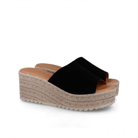 Andares 844130 Women's Black Clog-Style Sandals