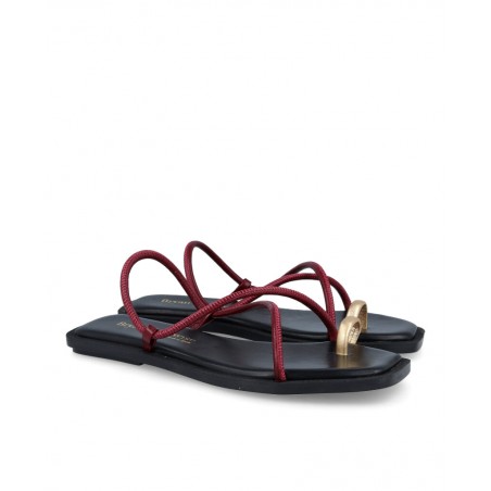 Sandalia cruzada multicolor de mujer Bryan 7300