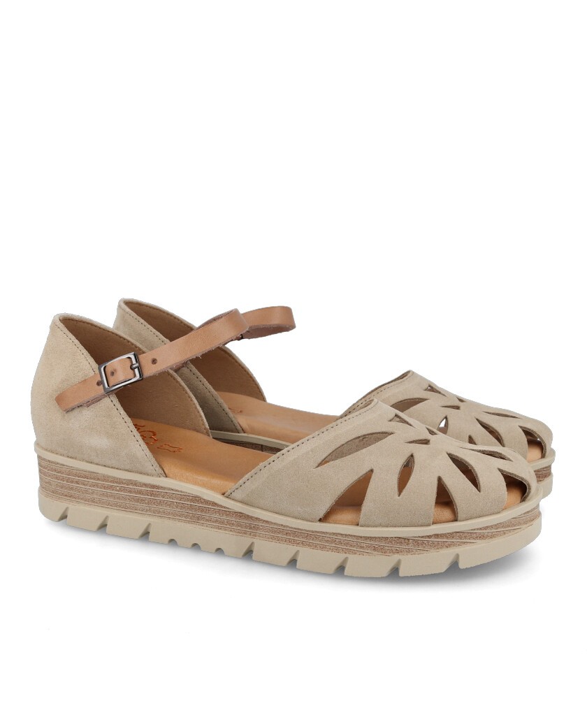 Sandalias de serraje Porronet Tamara 3140