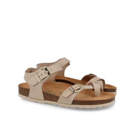 Leather sandals for woman Autenti 6341