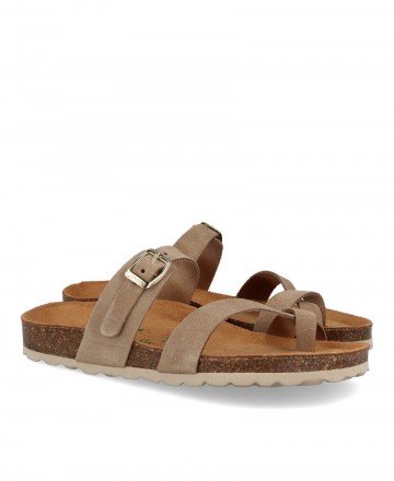 Leather sandals for woman Autenti 3572