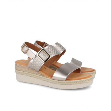 Metallic wedge sandals Catchalot R-156754