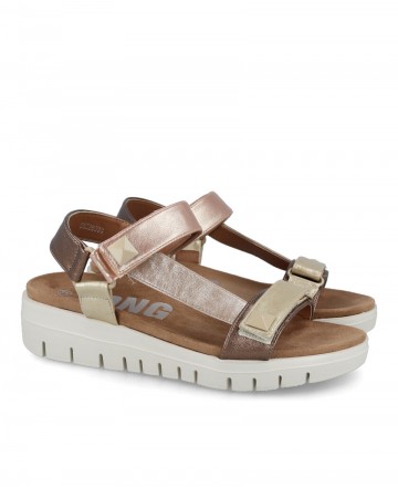 Metallic Californian sandal Dangela DBZ28030