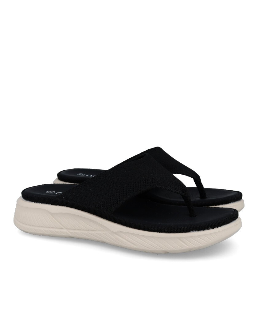 Wedge thong sandals Amarpies ABZ28661