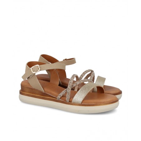 Mustang Daniela 54477 low wedge sandals