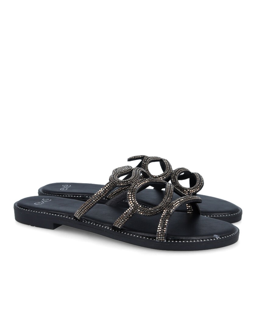 Sandalias planas de mujer Exé WF3374-617