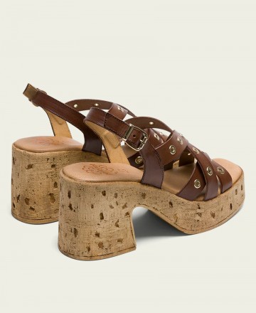 Brown High-Heel Shoe Porronet Zoe 3179 0018