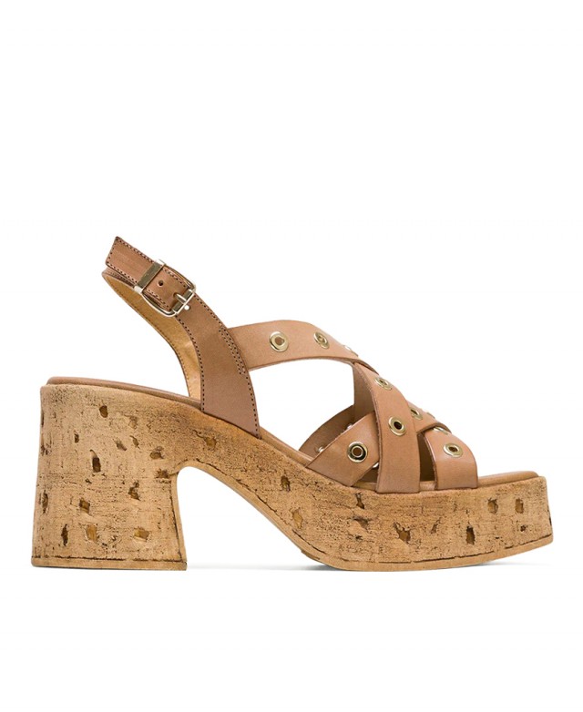 Cork Sole Heel Porronet Zoe 3179 010 Cork Sole Heel Porronet Zoe 3179 010