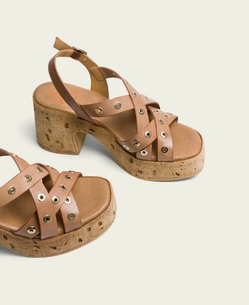 Cork Sole Heel Porronet Zoe 3179 010