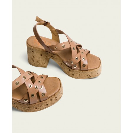 Cork Sole Heel Porronet Zoe 3179 010