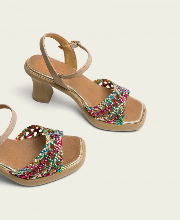 Multi-Colored High Heels Porronet Aurora 3185 022