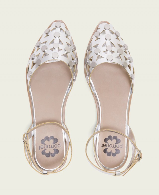 Sandalias de mujer troqueladas Porronet Rita 7091-033