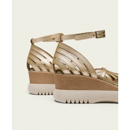 Porronet Belinda 3157 091 Gold Wedges