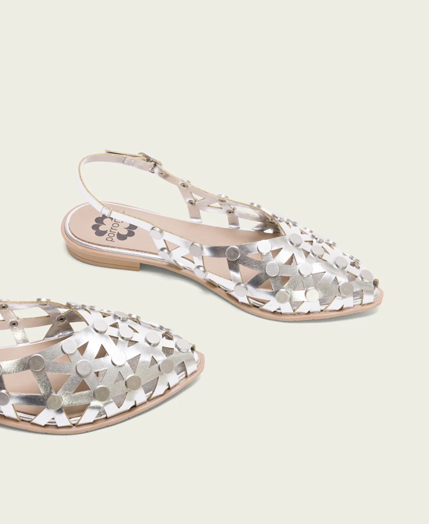 Silver Ballerinas Porronet Rania 7093 033