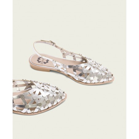 Silver Ballerinas Porronet Rania 7093 033