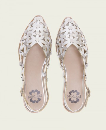 Silver Ballerinas Porronet Rania 7093 033