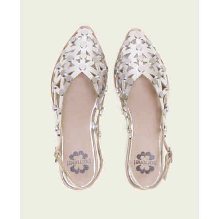 Silver Ballerinas Porronet Rania 7093 033