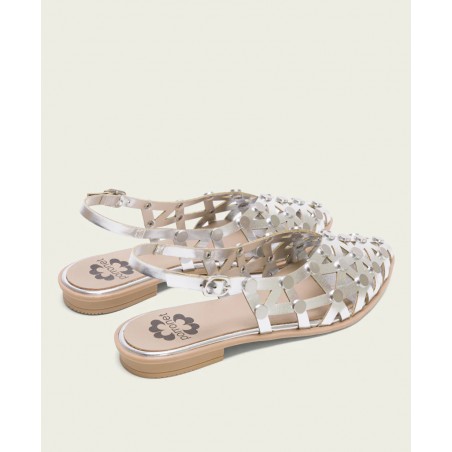Silver Ballerinas Porronet Rania 7093 033