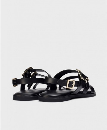 Sandalias planas de piel Wonders Zorion AB1340