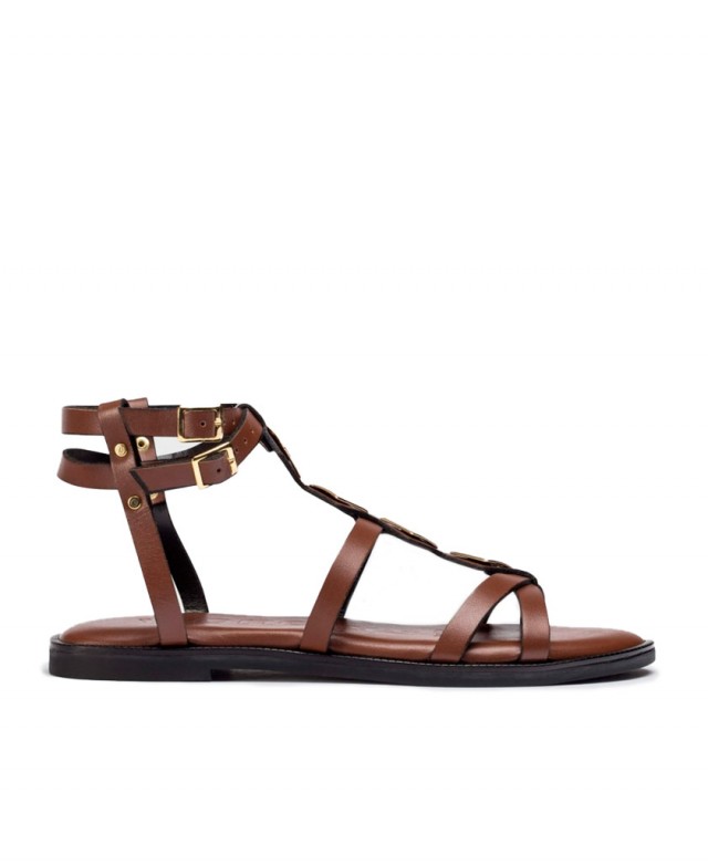 Roman sandals with detail Wonders Eos AB1401