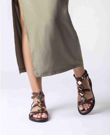 Roman sandals with detail Wonders Eos AB1401