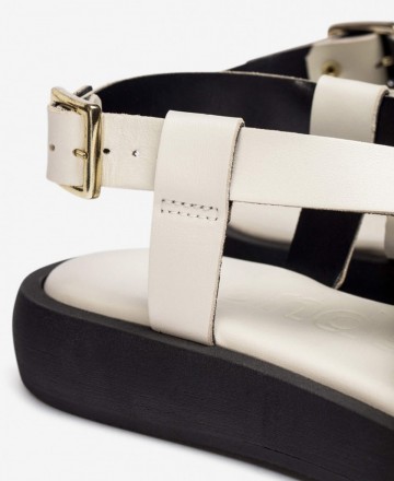 Sandalias blancas Wonders Austra AB1402