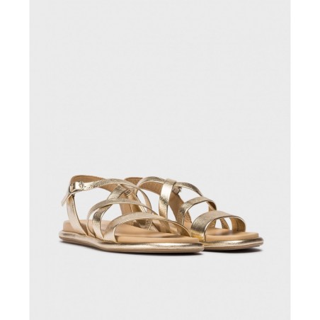 Wonders Izora AT3402 golden sandals for woman