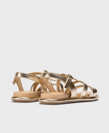 Wonders Izora AT3402 golden sandals for woman