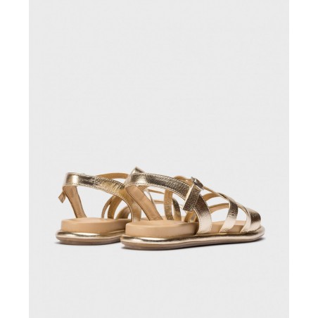 Wonders Izora AT3402 golden sandals for woman