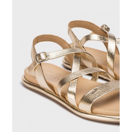 Wonders Izora AT3402 golden sandals for woman