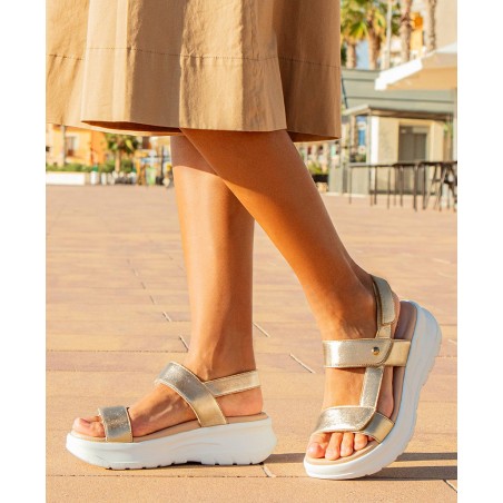 Panama Jack Noor Shine B1 metallic sandals