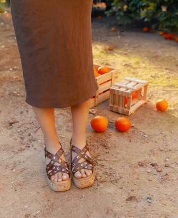 Brown High-Heel Shoe Porronet Zoe 3179 0018