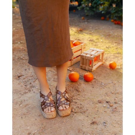 Brown High-Heel Shoe Porronet Zoe 3179 0018