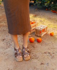 Zapato de tacón marrón Porronet Zoe 3179 0018