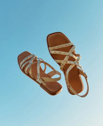 Porronet Victoria 3113-091 Multistriped sandals