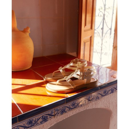 Sandalias metalizadas Porronet Miley 3129-091