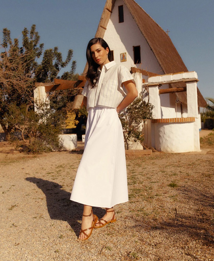 Brown leather sandal Porronet Marta 3131 008